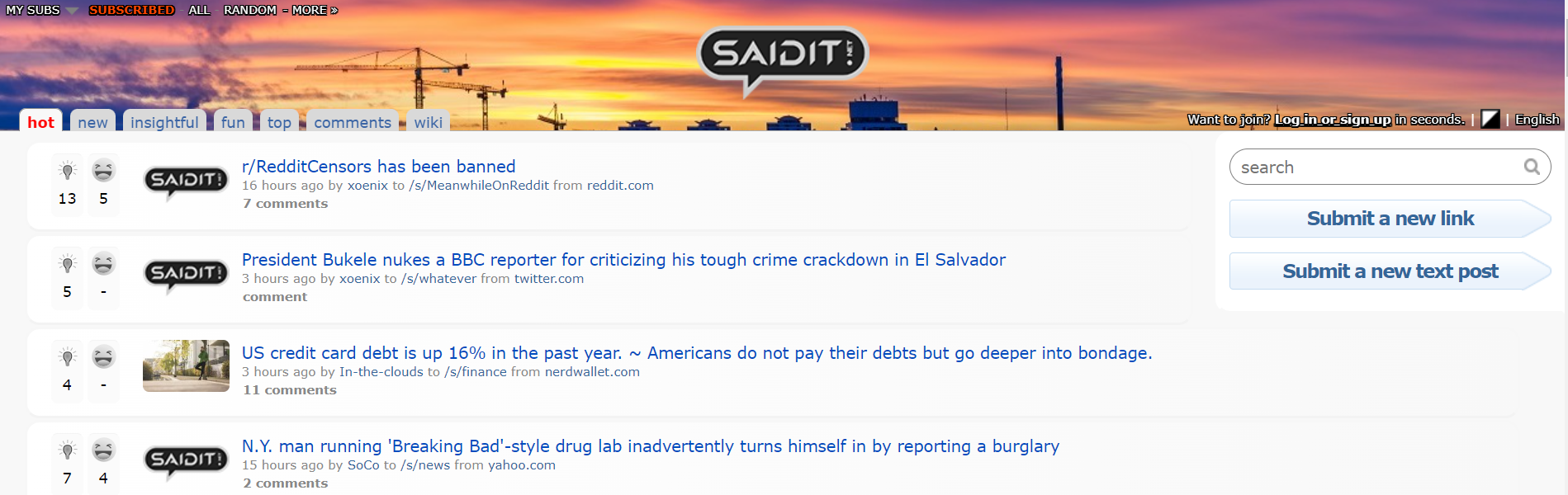 saidit.net Best Alternatives To Reddit